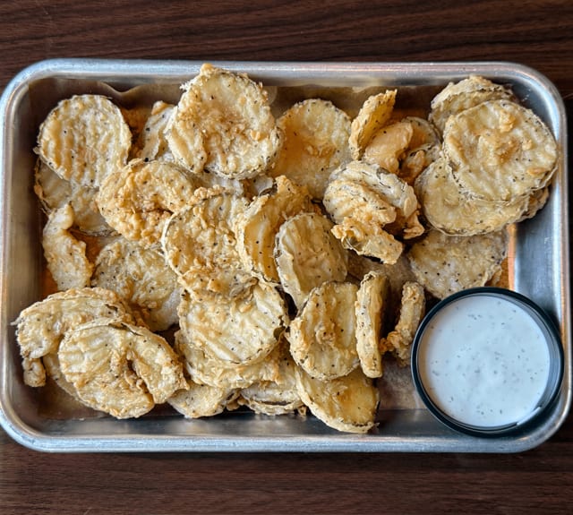 Crispy Fried Pickles.