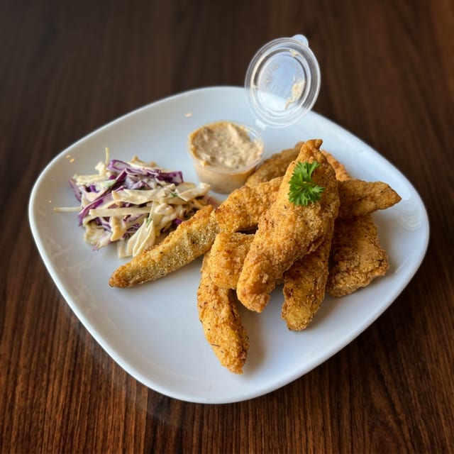 Southern Fried Catfish Fingers.