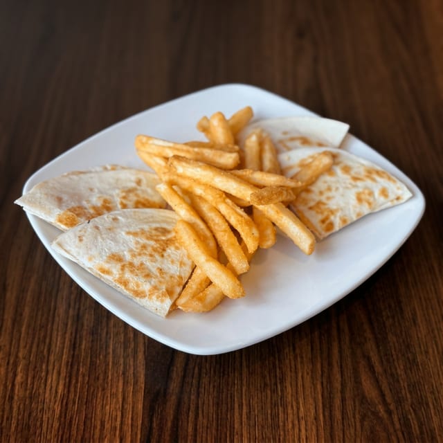 Kid’s Cheese Quesadilla.